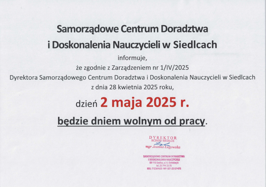 Dzie wolny od pracy1