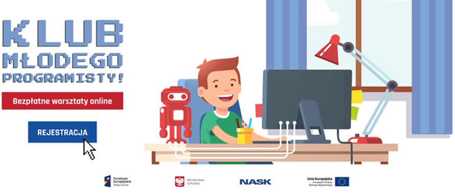 Dołącz do internetowego Klubu Młodego Programisty