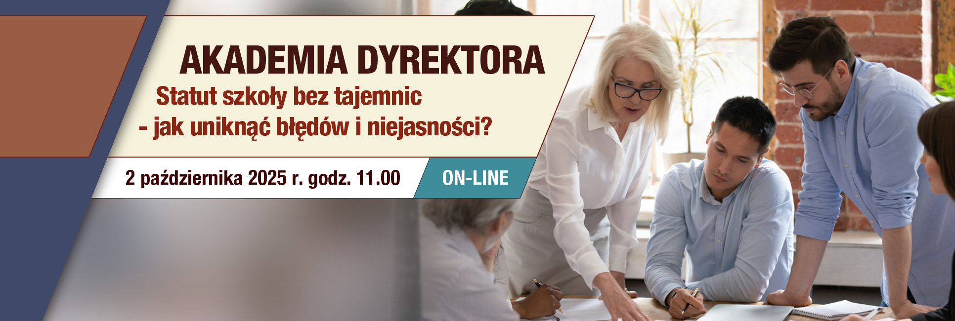 AKADEMIA DYREKTORA, online 2 października 2025 r.