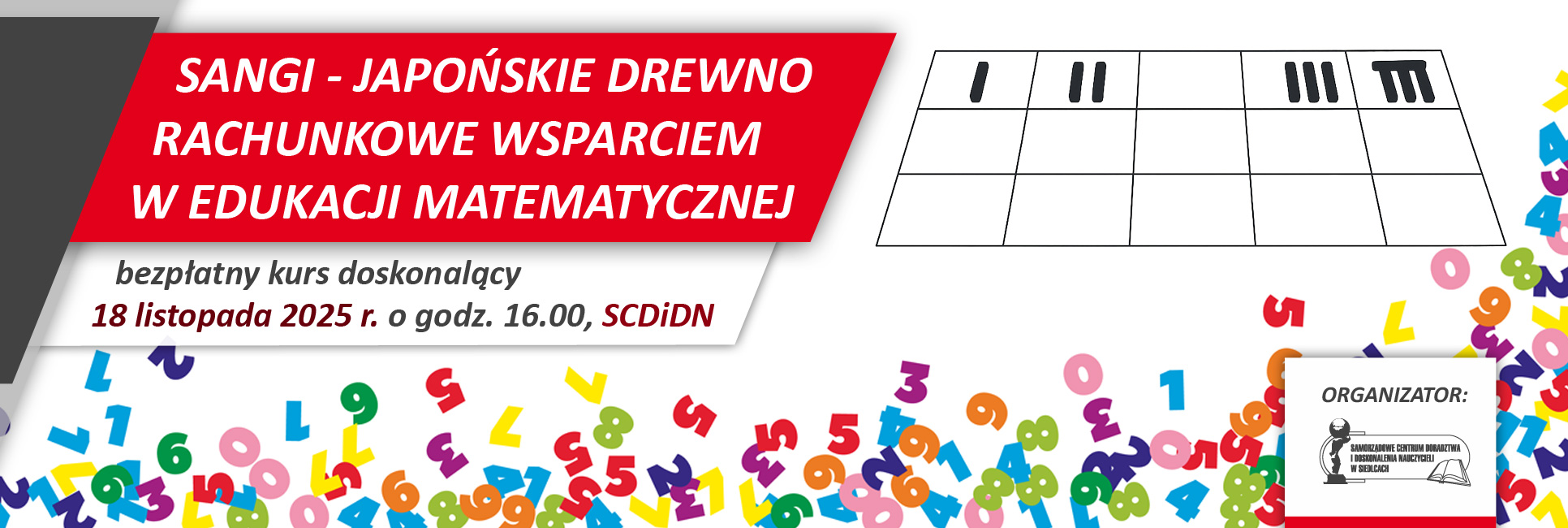 SANGI - JAPOŃSKIE DREWNO RACHUNKOWE WSPARCIEM W EDUKACJI MATEMATYCZNEJ, 18.11.2025 r.